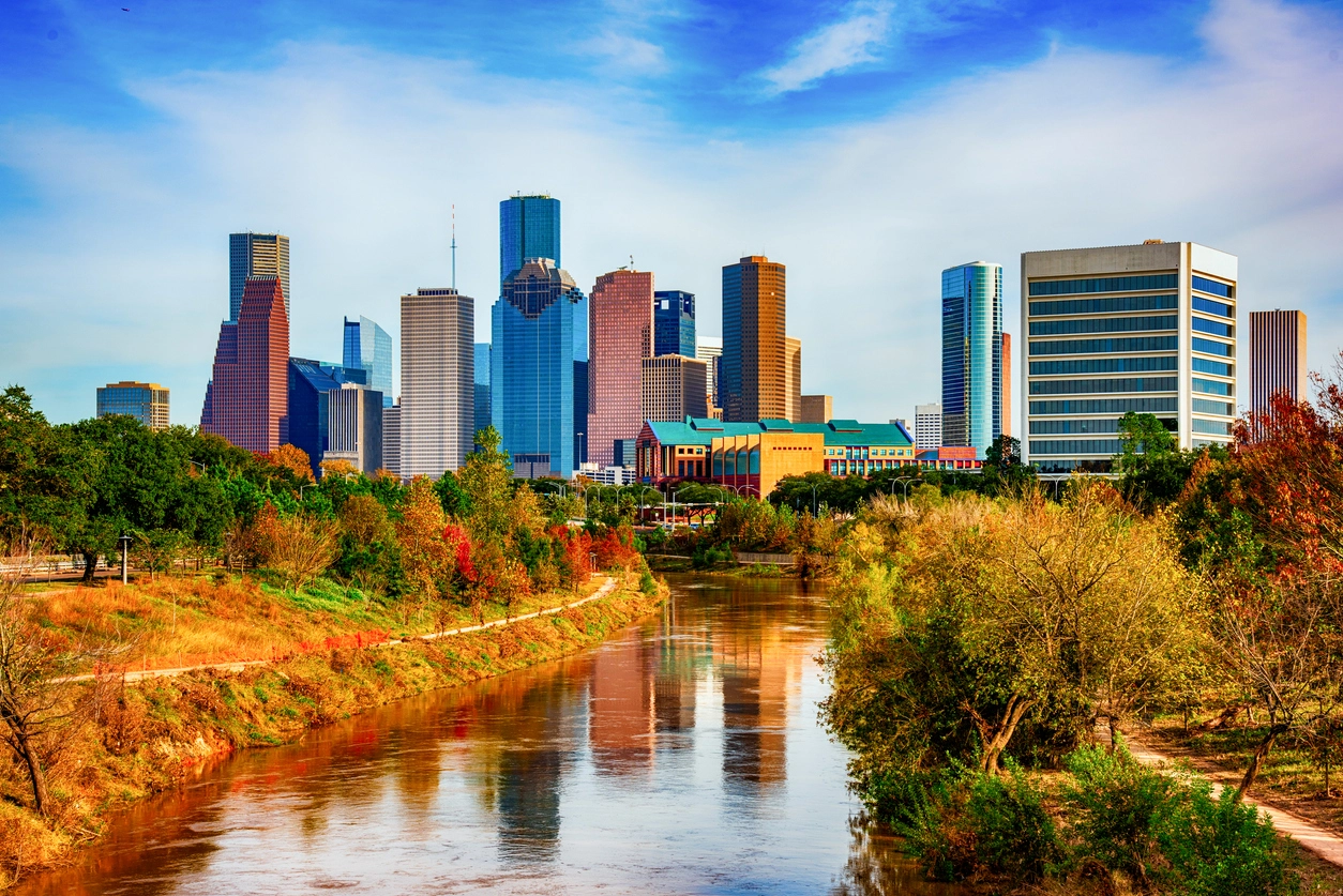 Fall in Houston, Texas
